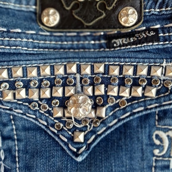Miss Me Jes168L/Boot Jeans Size 28 - Picture 12 of 16